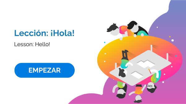 Lección: Hola / Lesson: Hello) | Genially