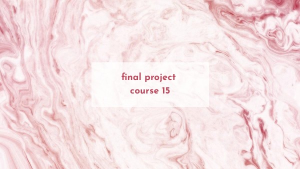 final project 15 | Genially