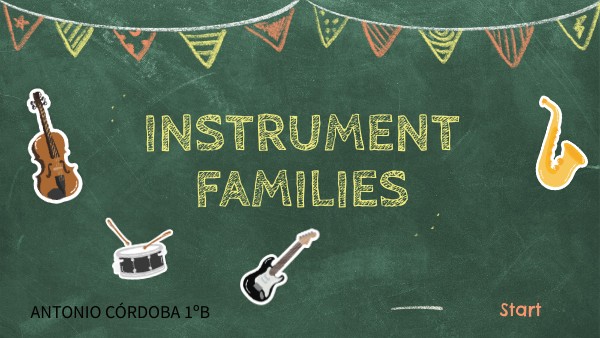 Instruments Families | Genially