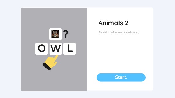 Vocabulary. Animals 2 | Genially