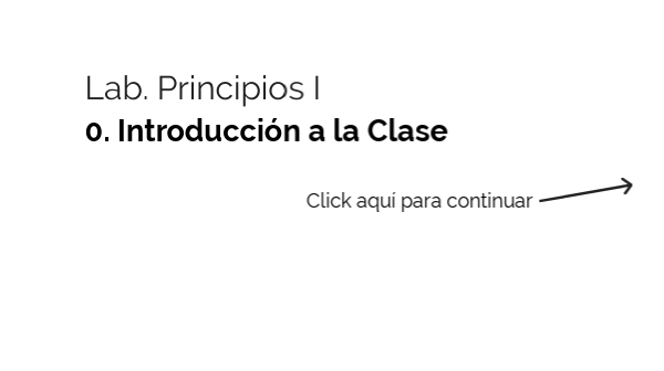 P1 Lab 0. Introducción a la Clase | Genially
