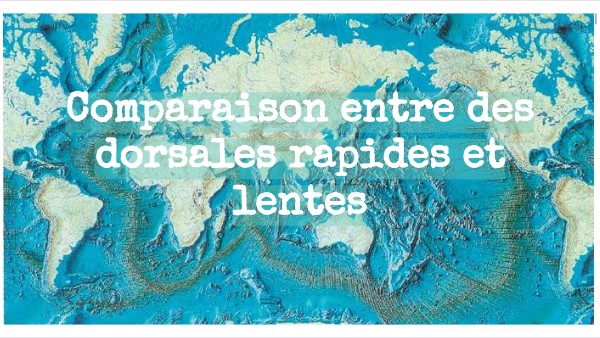 1ère spé - Chap7 - comparaison dorsales lentes et rapides | Genially