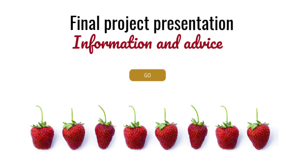 Final project presentation