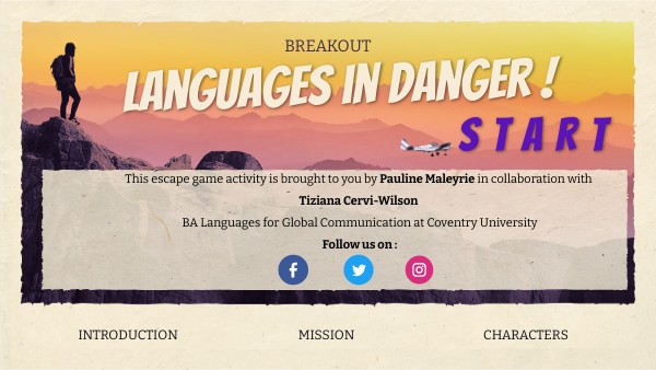 Languages in danger ! | Genially