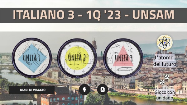 Italiano 3 - 1C 2023 - UNSAM | Genially