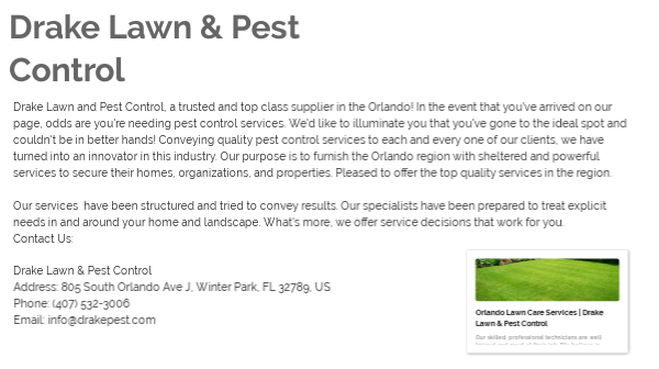 Drake Lawn & Pest Control