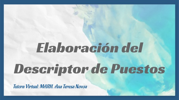 DISEÑO PERFIL COMPETENCIAS NOVOA