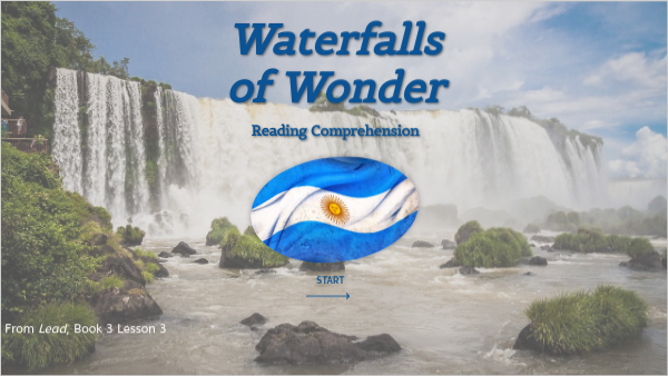 Reading Lead 6º L3B3 - Waterfalls of Wonder
