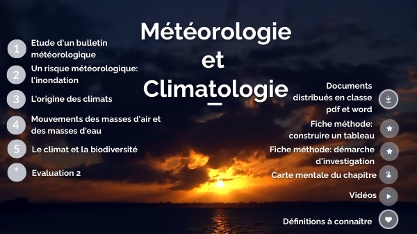 Météorologie et climatologie | Genially