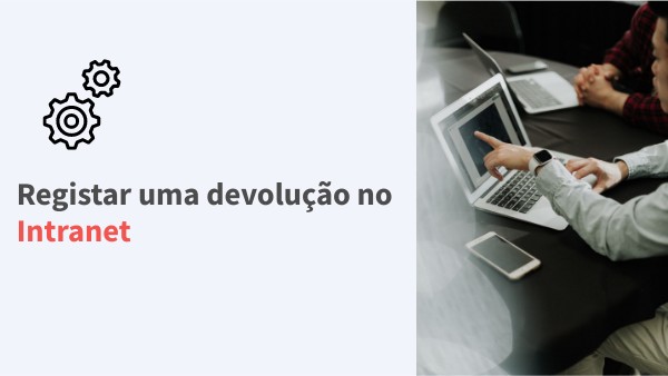 PT - registar uma DEVOLUCAO