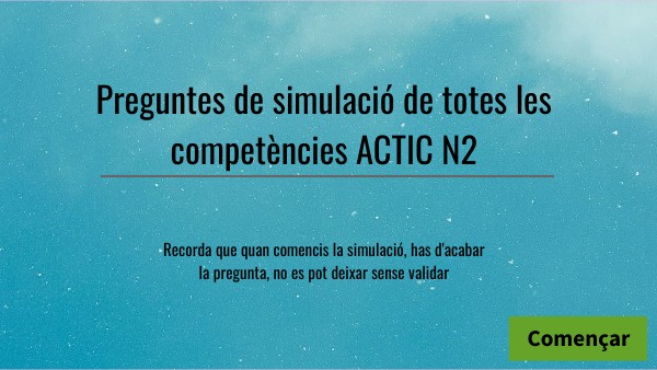 Simulacions C1-C2-C3 | Genially