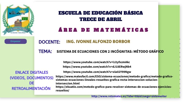 FICHA MATEMATICA 12 - DECIMO | Genially