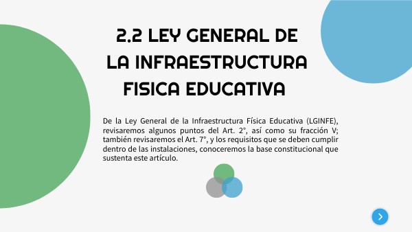 2.2 Ley General de Infraestructura Física Educativa