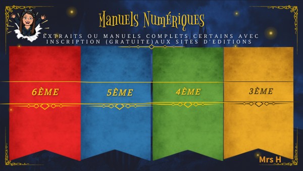 Manuels numériques anglais collège
