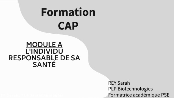Compagnons en 2 ans Module A | Genially