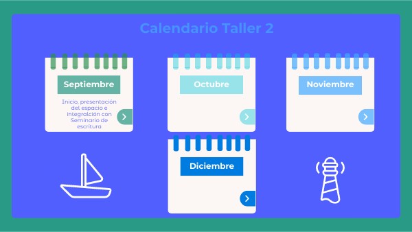 Calendario Taller 2 | Genially