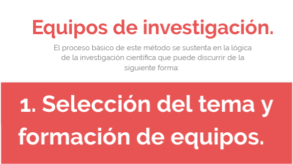 Equipos de investigación | Genially