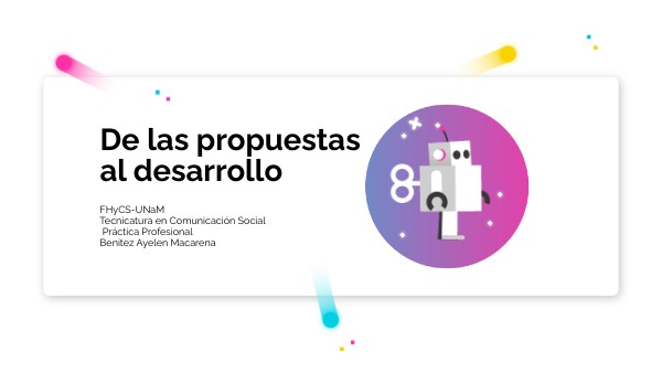 Video presentación - Práctica Profesional | Genially