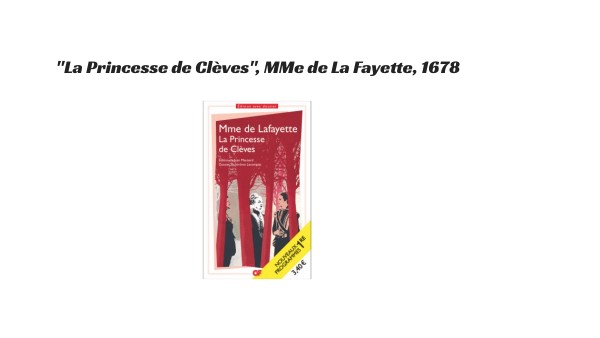 Introduction à "La princesse de Clèves"