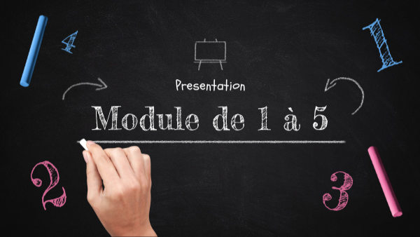 Présentation - Modules 1 à 6 | Genially