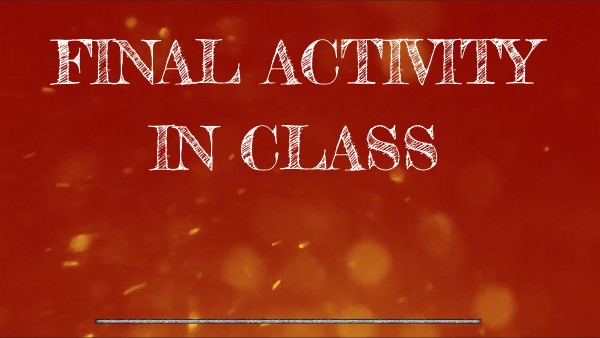 FINAL ACTIVITY- 6° | Genially