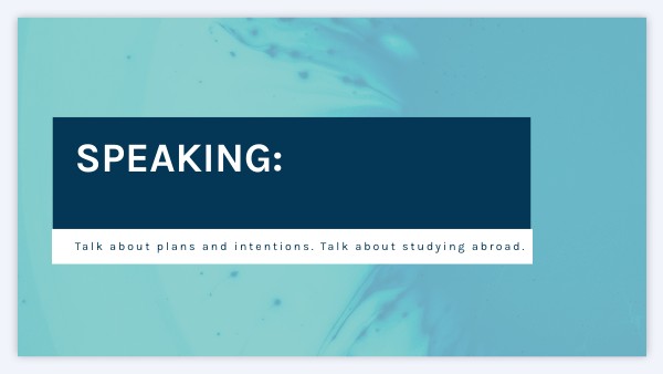 speaking | Genially
