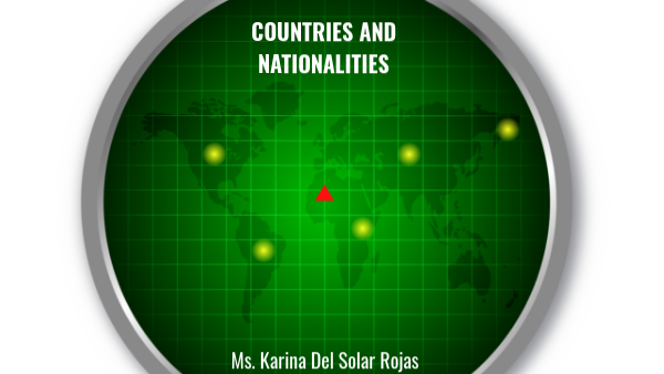 COUNTRIES AND NATIONALITIES | Genially