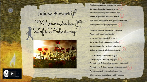 "W pamiętniku Zofii Bobrówny"
