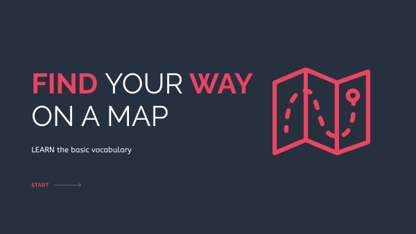 DIRECTIONS on a map