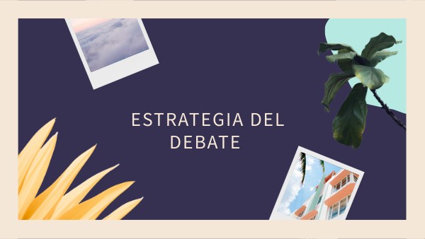 el debate | Genially