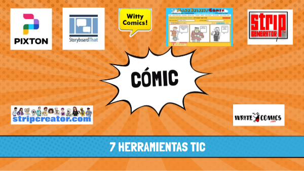 7 herramientas TIC cómic | Genially