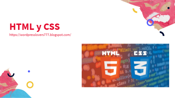 HTML y CSS