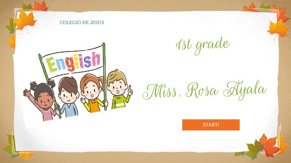 1st grade - 19 de abril | Genially