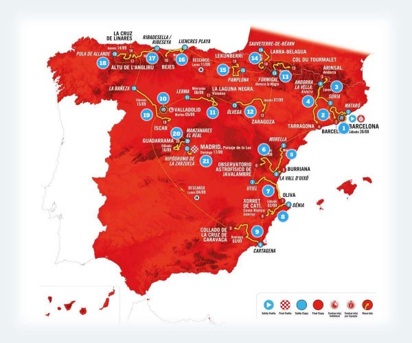 MAPA GENERAL VUELTA 2023 | Genially