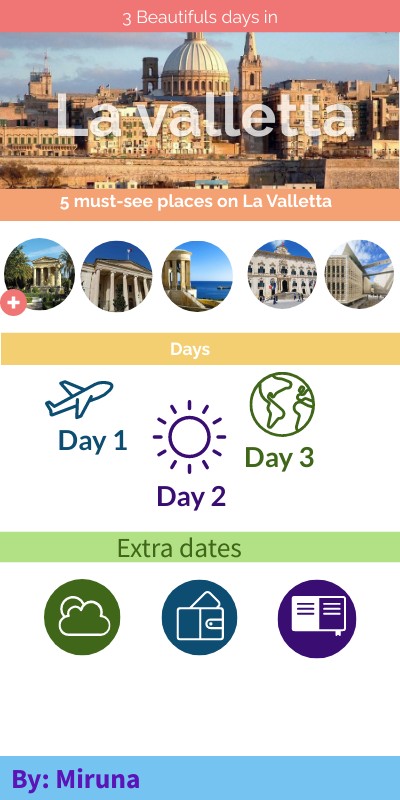 3 Days in La Valletta | Genially