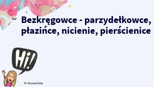 Biologia Klasa 6 Od Parzydełkowców Do Pierścienic view.genially.com