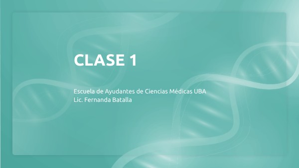 CLASE 1 | Genially