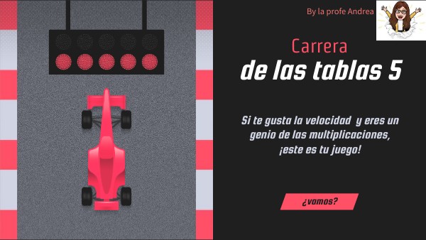 Carrera tablas 5 | Genially