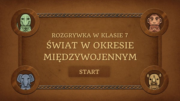 Sprawdzian Międzywojnie Klasa 7