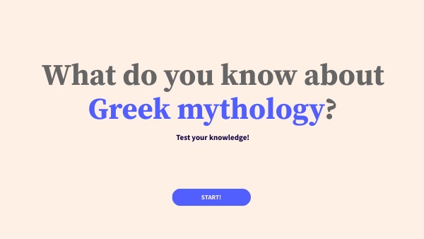 Mythology test