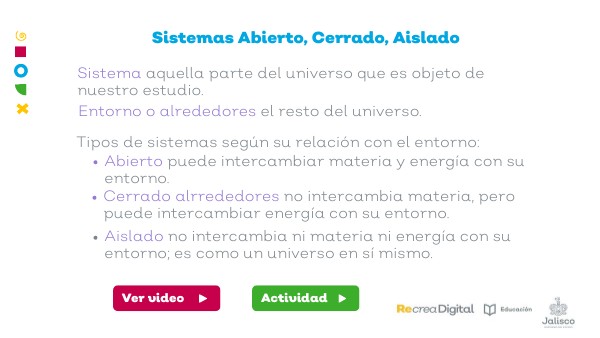 3º sec dic INTERACTIVO SISTEMAS ABIERTO, CERRADO, AISLADO