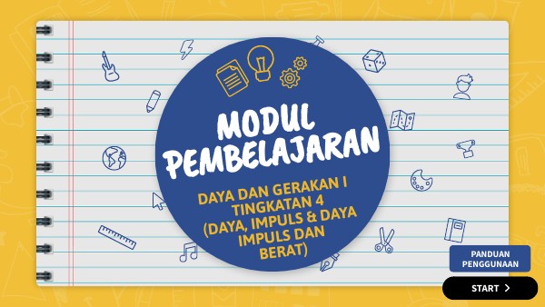 MODUL PEMBELAJARAN DAYA DAN GERAKAN 1 TINGKATAN 4 | Genially