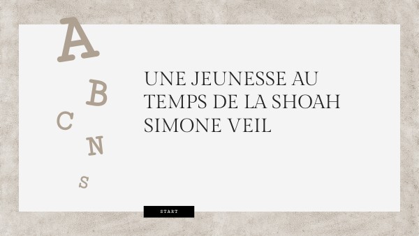 Une Jeunesse Au Temps De La Shoah Nombre De Pages view.genially.com