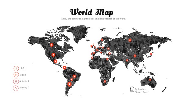 Countries and Nationalities | Genially