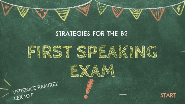 FIRST SPEAKING EXAQM | Genially