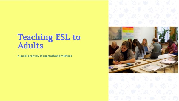 Teaching ESL to Adults | Genially