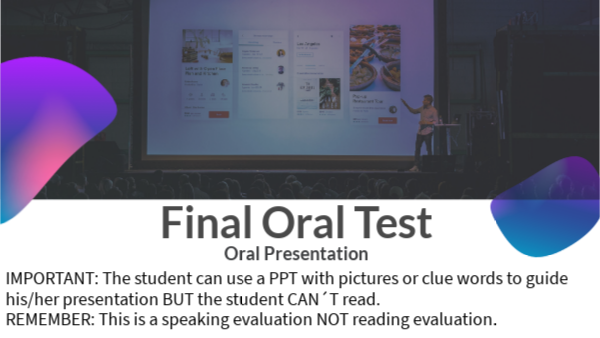 Final Oral Test. | Genially
