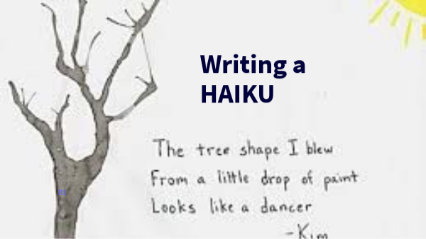 Writing a haiku_B1
