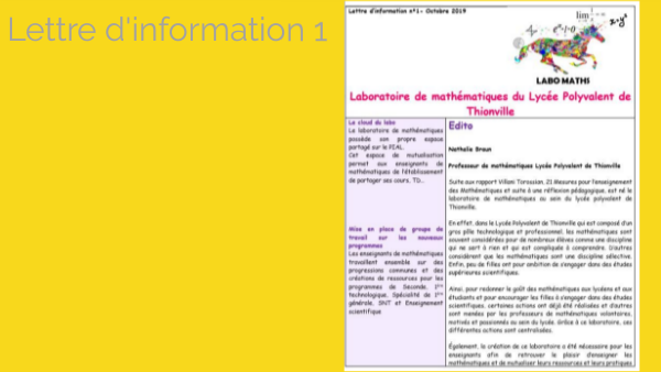 lettre d'info