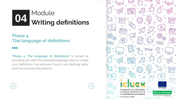 WRITING DEFINITIONS_PHASE 4 | Genially